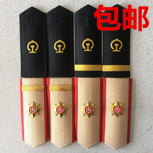 正版铁路衬衫肩章肩牌简章铁路制服纽扣一杠肩章两杠夏季肩牌包邮