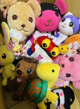 海淘中古复古postpet momo邮件熊邮电熊电视机毛绒公仔稀有款挂件