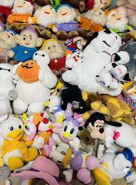 清货 特价 中古 七个小矮人公仔 唐老鸭 大白 高飞 小叮当