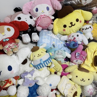 中古海淘 布丁狗 美乐蒂 玉桂狗 丑鱼汉顿毛绒玩偶挂件 特价