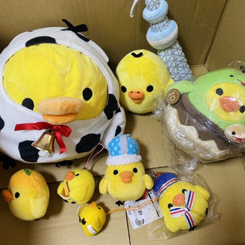 中古轻松熊鼻孔鸡玩偶 挂件 奶牛鼻孔鸡 蛇年 晴空塔限定 橘子 - 封面