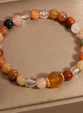 轻奢多宝手串福禄寿本命年礼物女