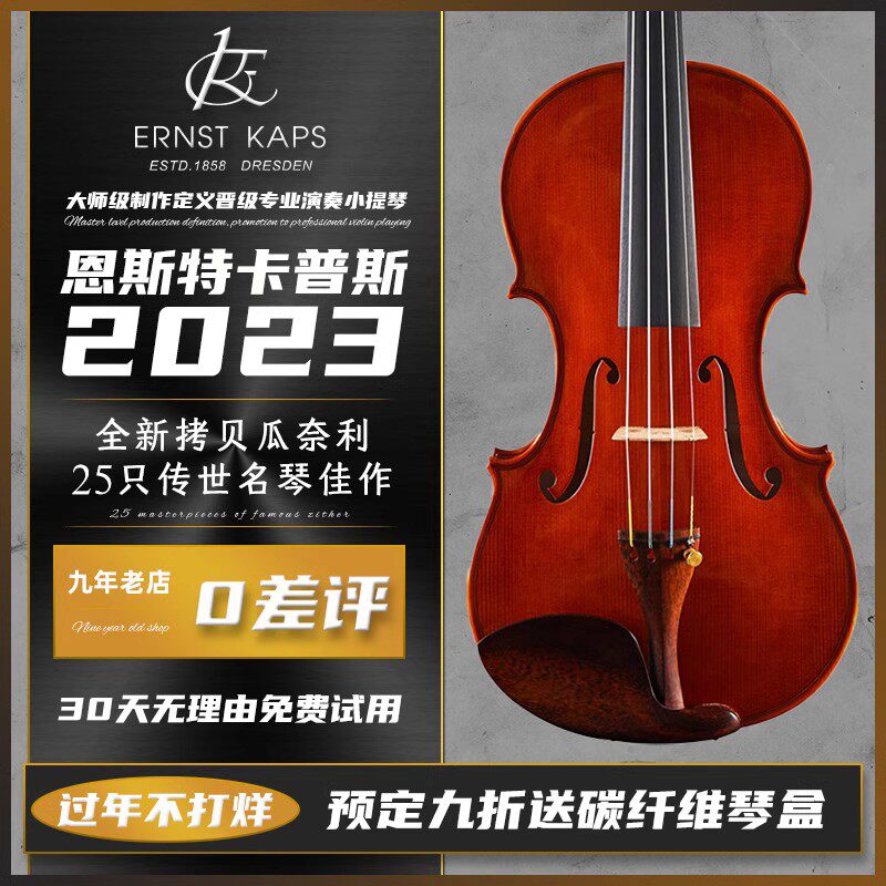 德国卡普斯意大利进口高档欧料专业演奏独奏高水准级纯手工小提琴