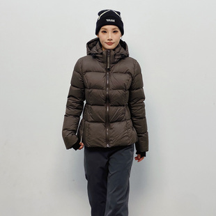 2025年新款冬季羽绒服女小个子90白鸭绒收腰显瘦连帽可拆保暖外套
