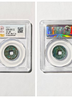 五代十国前蜀王衍咸康元宝铜钱币