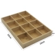 Бамбуковый поднос с 12 сетками