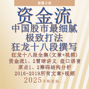 小龙龙文章和视频筹码 狂龙十八段资金流海里 结构分析原点1原点2