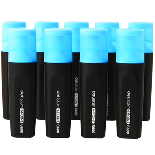 得力荧光笔糖果色双头莹光彩色笔一套荧光标记笔银光的笔学生用笔记笔闪光笔标记笔记号笔彩色粗划重点套装