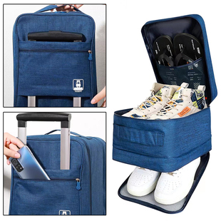 鞋袋便携健身旅行干湿分离shoes bag可装羽毛球鞋波鞋大号收纳包