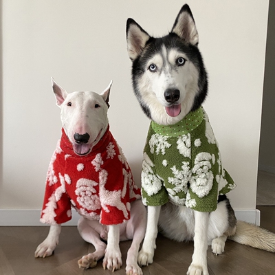 秋冬宠物卫衣羊羔毛保暖节日