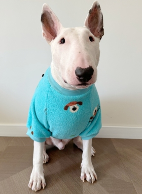 糯叽叽雪妮绒秋冬卫衣中大型犬宠物卫衣牛头梗拉布拉多法斗哈士齐