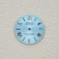 Ice Blue Silver Studs