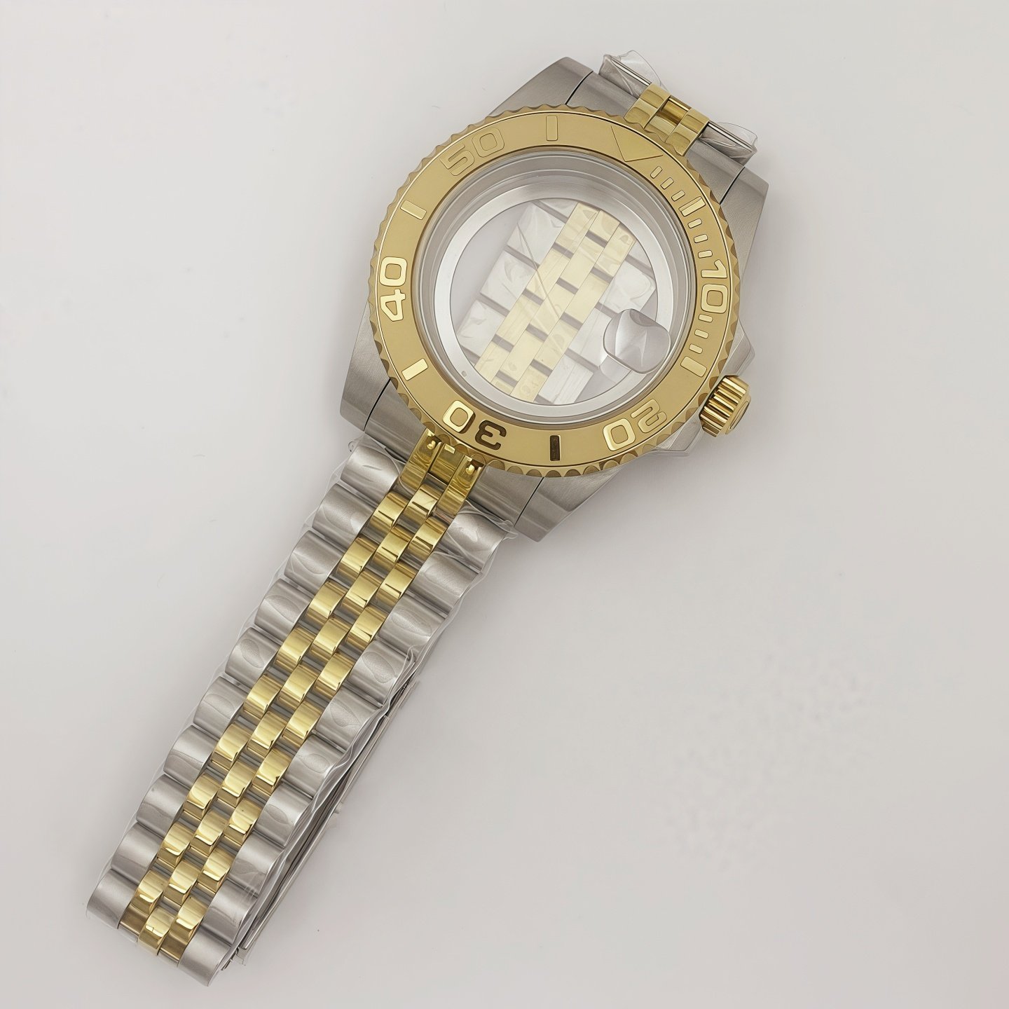 40MM水鬼间金透底表壳表带圈套装