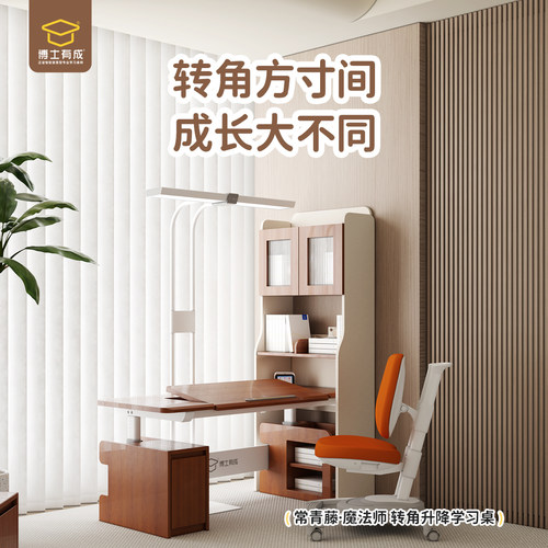 博士有成儿童学习桌可升降大收纳