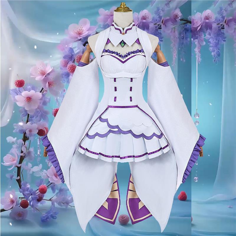从零开始的异世界生活艾米莉亚娅cosplay女动漫表演cos服爱蜜莉雅