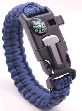 伞绳手链求生手链多功能五合一多功能户外伞绳野营冒险七芯救生绳