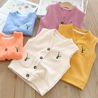 Детский осенний тонкий жилет для мальчиков, хлопковый слинг