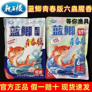 龙王恨新品 六蟲腥香饵料可搓可拉单开通用钓鱼功能钓饵 蓝鲫青春版