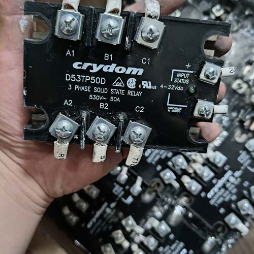 可维修D53TP50D快达三相固态继电器50A直流控交流 三相议价