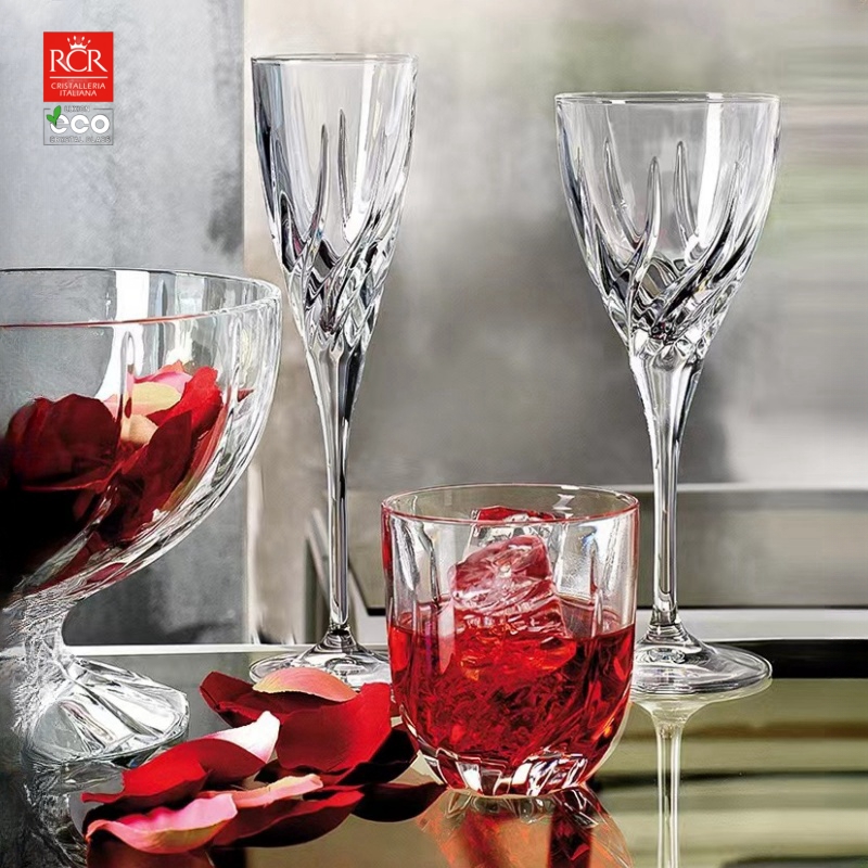 意大利RCR进口水晶葡萄酒杯红酒杯香槟杯古典威士忌杯鸡尾酒杯