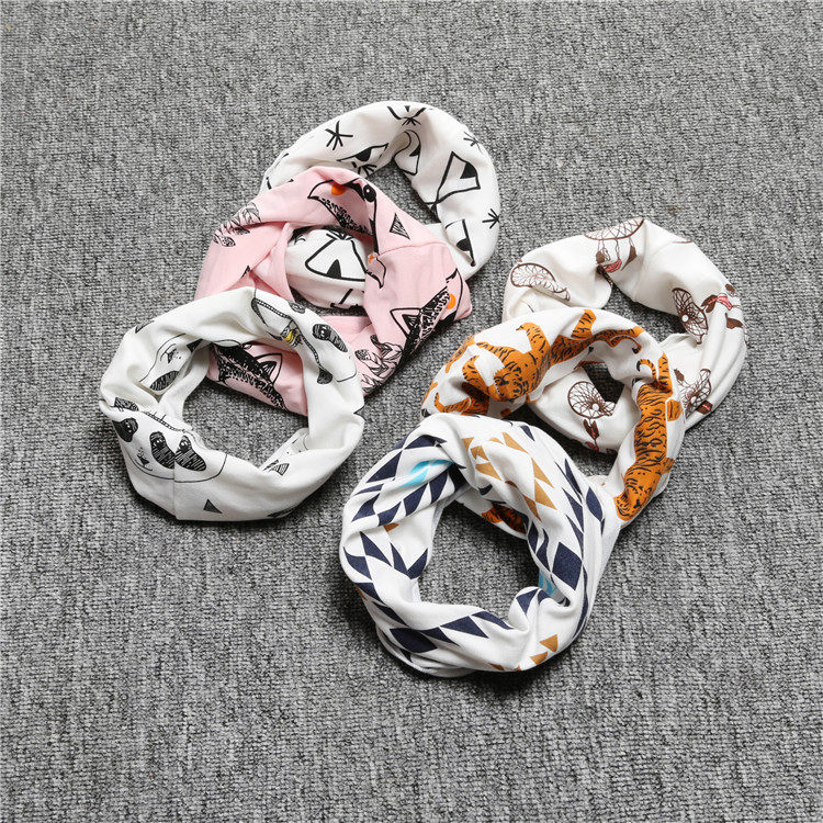 INS 인기 봄 가을 목 커버 유행 브랜드 남성과 여성  따뜻한 스카프 스카프 멀티 컬러 어린이 봄 스카프