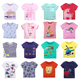 婴儿短袖 纯棉男童宝宝卡通半袖 上衣薄款 女童儿童T恤夏季 童装