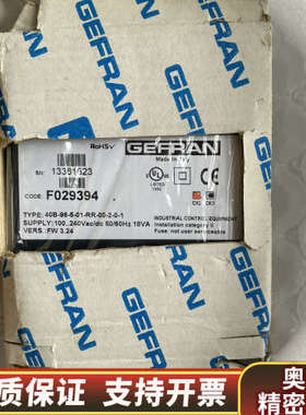 F029394 GEFRAN杰弗伦数字温控显表器 40B.询价