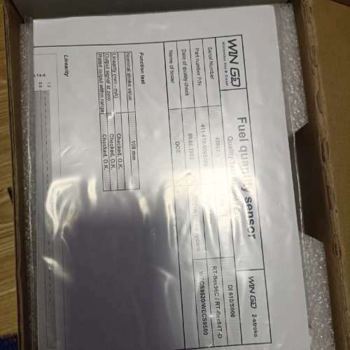 询价5RT一58/油量传感器OF55762.  107  3.询价