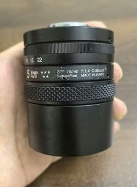OPTART 工业C口镜头16mm 1:1.4 2/3