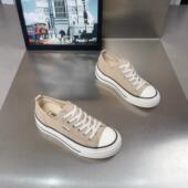 透气薄款 一脚蹬透气休闲运动鞋 帆布女鞋 韩版 2026春季 新款 懒人板鞋