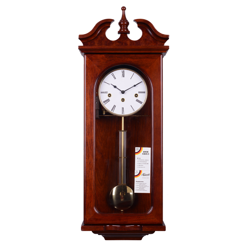 德国赫姆勒hermle进口机芯机械挂钟欧式客厅五音簧钟摆音乐报时钟