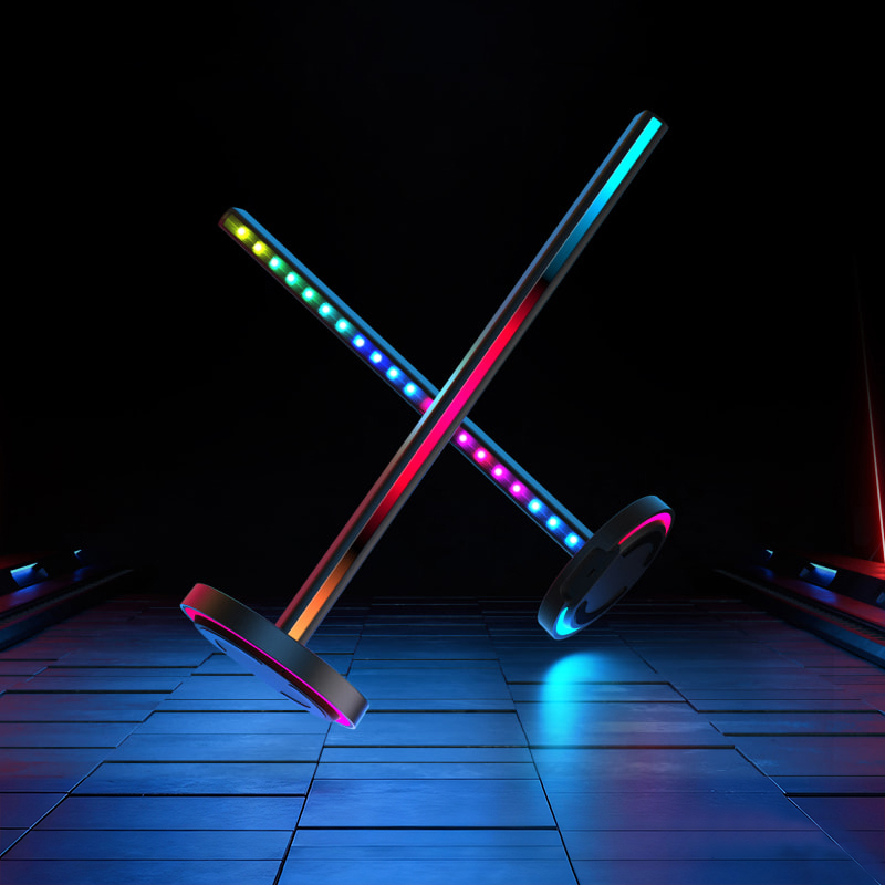 yeelight氛围塔灯幻彩桌面