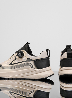 男鞋2025秋季新款轻便透气户外运动休闲板鞋懒人登山鞋跑步露营鞋