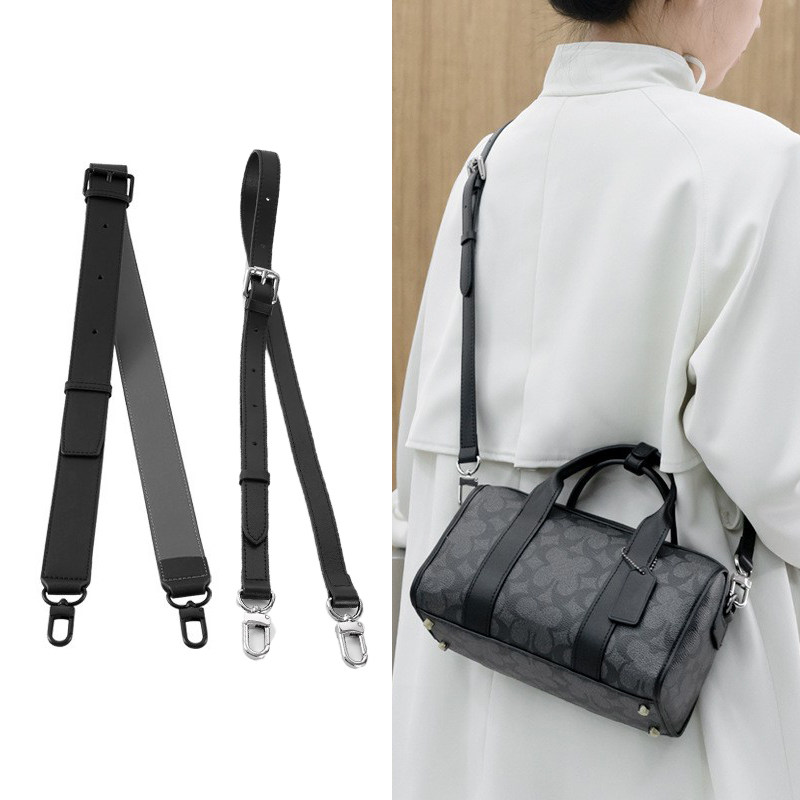适用蔻驰coach女包改造宽肩带背包真皮包带斜挎肩带包包配件链条