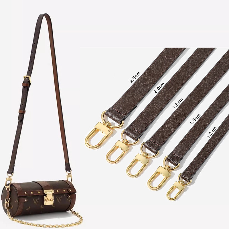 适用lv巴比龙包包改造配件可调节肩带牛皮包带斜挎带包链条单买潮