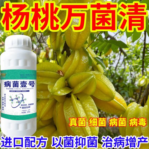 杨桃万菌清病菌壹号升级款微生物菌剂肥料果树蔬菜苗木花卉通用型