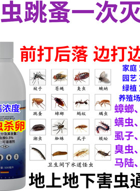 臭虫跳蚤一次灭净通用驱虫灭蚊神器蚊蝇杀虫挤强力灭虫卧室酒店