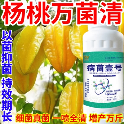 杨桃万菌清早霜霉病晚疫病白粉病真菌细菌病毒稻瘟病锈病一瓶搞定