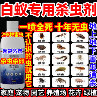 白蚁专用杀虫剂杀蚊蟑螂宠物跳蚤蚂蚁药园艺花卉绿植下水道杀虫剂