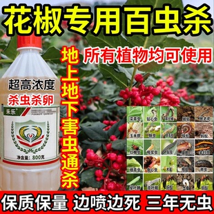 花椒专用百虫杀蜘蛛地蛆虫食心虫果树蔬菜花卉杀虫杀卵农药杀虫剂