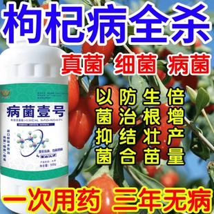 枸杞病全杀以菌抑菌病菌壹号生根绿叶生物防治果树蔬菜花卉杀菌剂