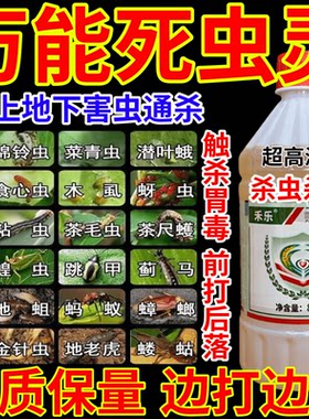 万能死虫灵心虫地上地下害虫百虫杀果树蔬菜花卉农药杀虫剂红蜘蛛