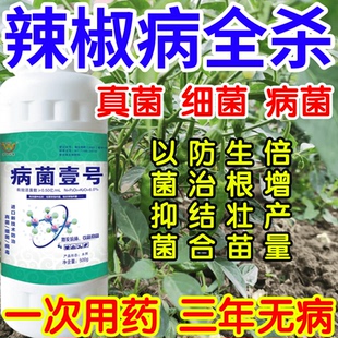 辣椒病全杀以菌抑菌病菌壹号生根绿叶生物防治果树蔬菜花卉杀菌剂