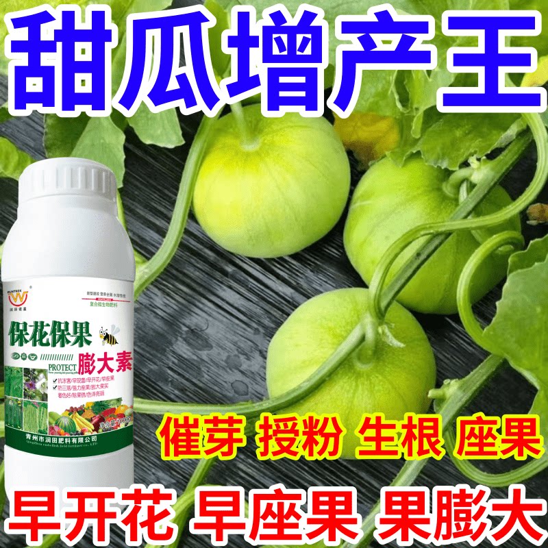 甜瓜增产王早开花防裂果除果锈膨大素生根增产增收果树蔬菜叶面肥