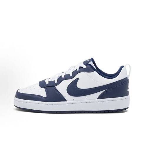 Nike Court Borough Low 2 黑曜石GS 低帮 板鞋 白蓝BQ5448-107