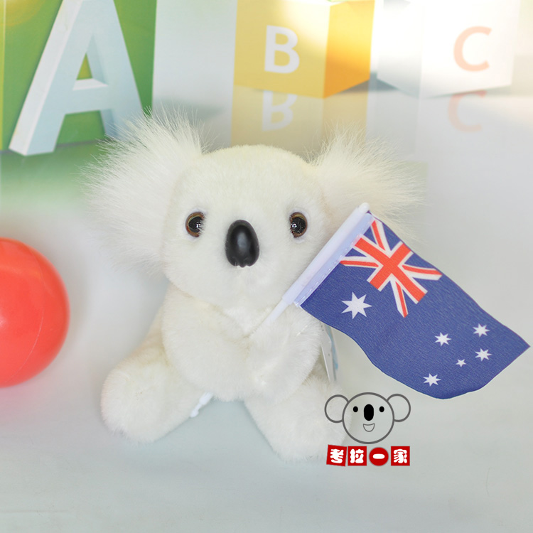 考拉白色澳大利亚树袋熊公仔玩偶