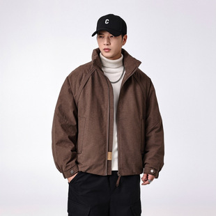 立领高端保暖棉外套男装 加厚2025新款 8020 冬季 90白鸭绒羽绒服男士