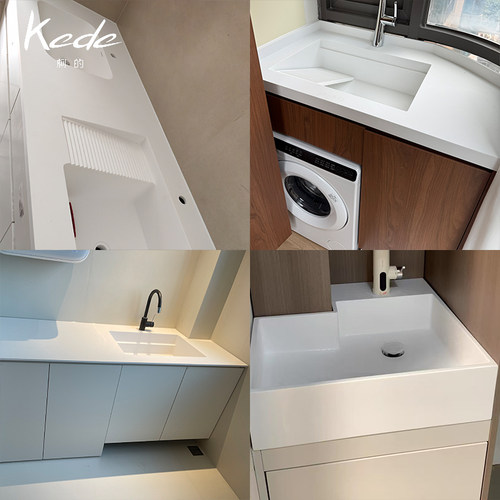 阳台洗衣柜盆纯亚克力洗脸盆