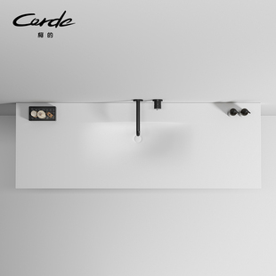 corde柯的人造石艺术盆丽耐一体盆定制窄大盆浴室洗脸洗手台弧面