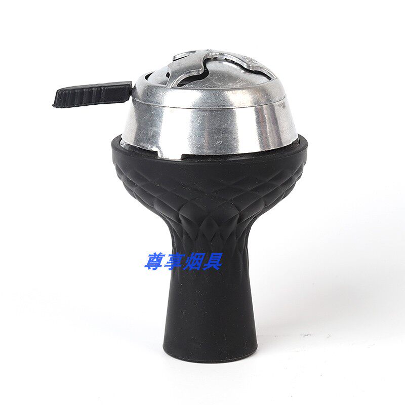 烟锅碳隔全套配件水烟壶烟膏碗酒吧个人用通用硅胶烟碗单柄炭隔